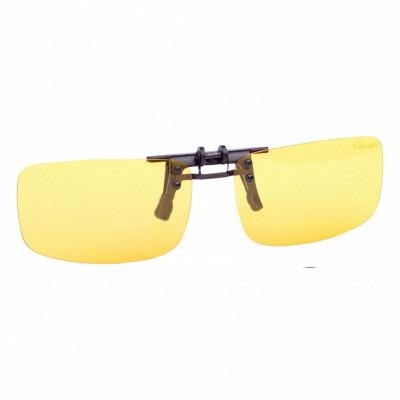 Накладка для очков Gamakatsu G-Glasses Clip On Glass Amber