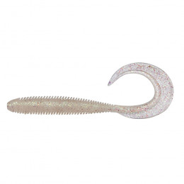 Твистер Megabass Kemuri Curly 6.3cm 8шт Clear Holo (36087)