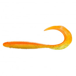 Твістер Megabass Kemuri Curly 8.9cm 7шт Orange Back Chart (35458)