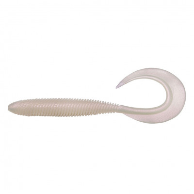 Твістер Megabass Kemuri Curly 11.4cm 7шт Pearl White (35466)