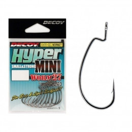 Крючок Decoy Worm27 Hyper Mini 02, 9 шт