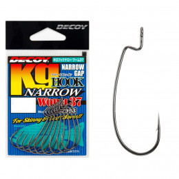 Крючок Decoy Worm37 Kg Hook Narrow 03, 9 шт