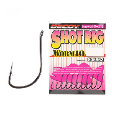 Гачок Decoy Worm10 Shot Rig 03, 9 шт