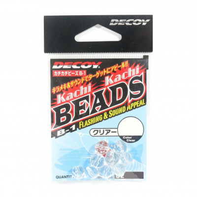 Намистинка Decoy B-1 Kachi Kachi Beads clear M, 9 шт