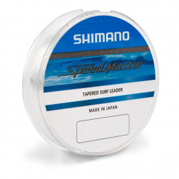 Шоклідер Shimano Speedmaster Tapered Surf Leader 10X15m 0.26-0.57mm 4.6-17kg (clear)