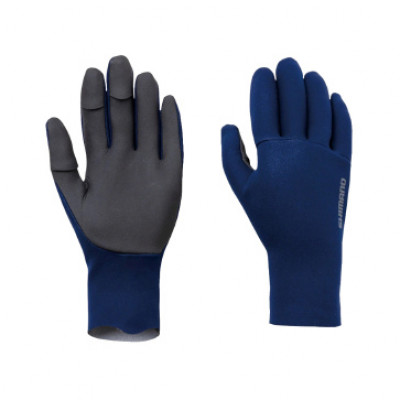 Перчатки Shimano Chloroprene EXS 3 Cover Gloves L blue