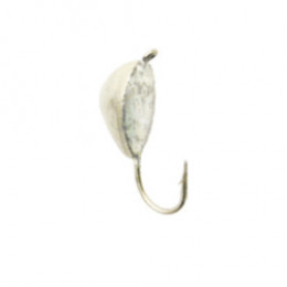 Мормышка вольфрамовая Sunfish Мидия с ушком 0,60г 3мм Серебро (2430-SIL)