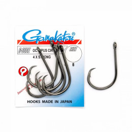 Крючки Gamakatsu Octopus Circle 4X Strong Hooks № 6/0 6шт (146913 0060)