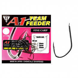 Гачки Gamakatsu A1 Team Feeder Fine Carp №8 15шт (185077 800)