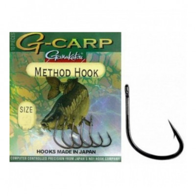 Гачки Gamakatsu G-Carp Method Hook NS Black №2 10шт (146824 200)