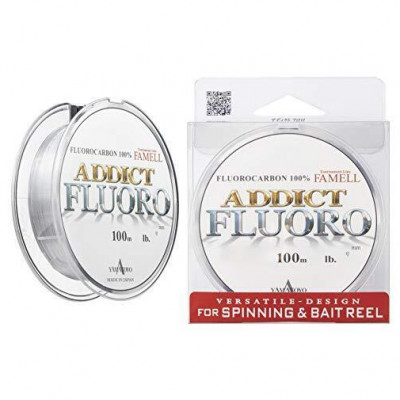 Флюорокарбон Yamatoyo Addict Fluoro 100m 0.247mm №2 8LB прозорий