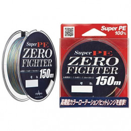 Шнур Yamatoyo Super PE Zero Fighter 150m #0.8 10LB різнокольоровий