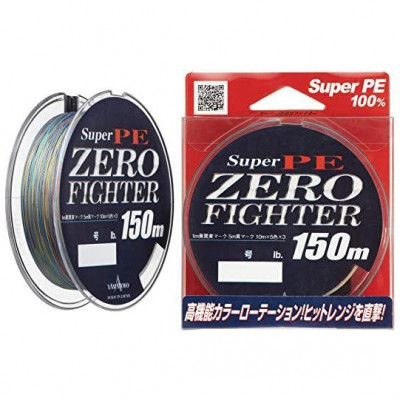 Шнур Yamatoyo Super PE Zero Fighter 150m #0.8 10LB разноцветный