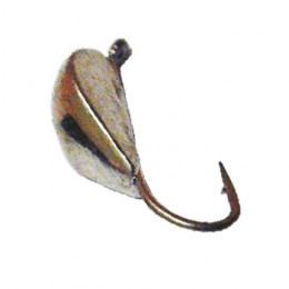 Мормышка вольфрамовая Sunfish Ракушка с ушком 0,6г 3мм Серебро (2230-SIL)