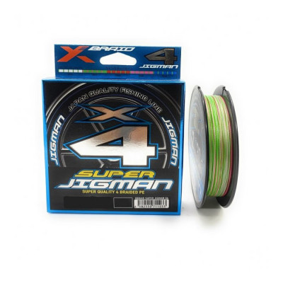 Шнур YGK X-Braid Super Jigman X4 200m #2.0/0.235mm 30lb/13.5kg