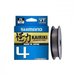 Шнур Shimano Kairiki 4 PE 150m 0.19mm 11.6kg Steel Gray