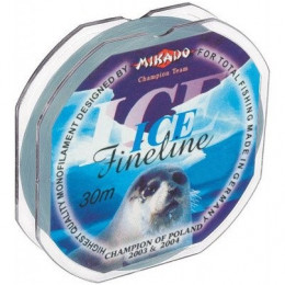 Волосінь Mikado Fineline Ice 30m 0.10mm 1.65kg сірий