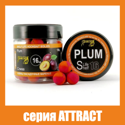 Бойлы Grandcarp Attract Слива 16mm 100g (BBC022)