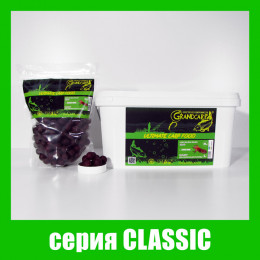 Бойли прикормочнi довгорозчиннi Grandcarp Classic Squid (Кальмар) 20mm 1kg (BFL020)