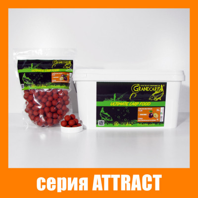 Бойли прикормочнi довгорозчиннi Grandcarp Attract Plum (Слива) 20mm 1kg (BFL050)