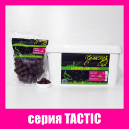 Бойли прикормочні розчинні Grandcarp Tactic Shrimp, Spice (Креветка, Спеції) 24mm 1kg (BFS023)