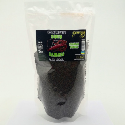 Стік пелет Grandcarp Classic Кальмар 2mm 400g (PST006)