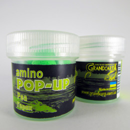 Бойлы Grandcarp Amino POP-UP one-flavor Pea (Горох) 10mm 15шт (PUP016)