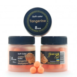 Бойлы Grandcarp Amino POP-UP Soft Color Tangerine (Мандарин) 8mm 50шт (PUP391)