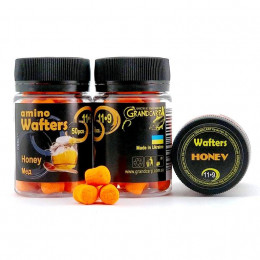 Бойлы Grandcarp Amino Wafters Honey (Мед) 11*9mm 50шт (WBB011)