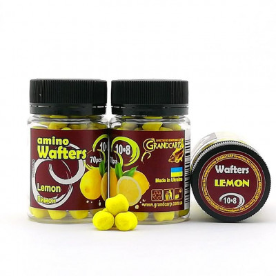 Бойлы Grandcarp Amino Wafters Lemon (Лимон) 11*9mm 50шт (WBB016)