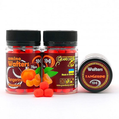 Бойлы Grandcarp Amino Wafters Tangerine (Мандарин) 11*9mm 50шт (WBB017)