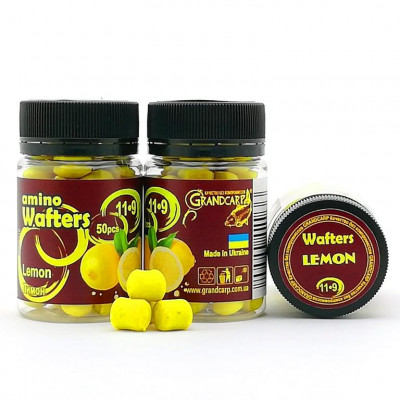 Бойлы Grandcarp Amino Wafters Lemon (Лимон) 10*8mm 70шт (WBB030)