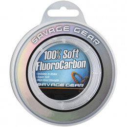 Флюорокарбон Savage Gear Soft Fluorocarbon 20m 0.60mm 21.6kg Clear