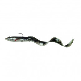 Твістер Savage Gear 4D Real Eel 30cm 80g Black/Green/Pearl PHP