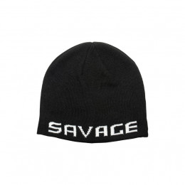 Шапка Savage Gear Logo Beanie One size Black/White