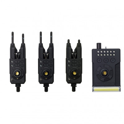 Набор сигнализаторов Prologic Fulcrum RMX Pro-Bite Alarms Presentation Set 3+1 multi colour