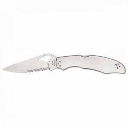 Нож Spyderco Byrd Cara Cara2 Stainless Half Serrated