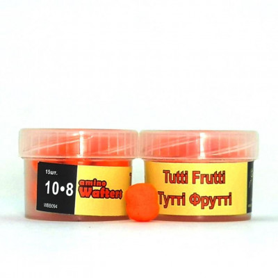 Бойли плаваючі Grandcarp Amino Wafters Tutti Frutti (Тутті Фрутті) 10x8mm 15шт (WBB094)