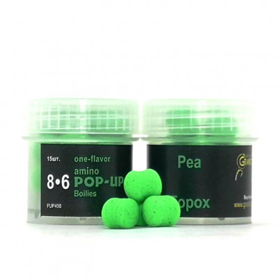 Grandcarp Amino Pop-Ups Pea (Горох) 8•6mm 15шт (PUP498)