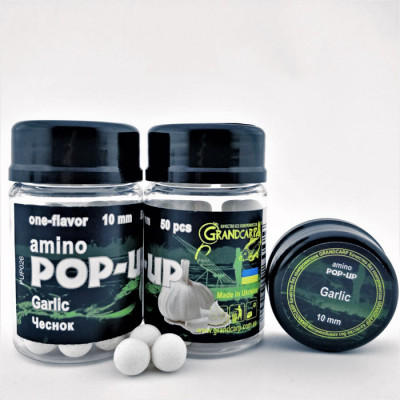 Grandcarp Amino Pop-Ups one-flavor Garlic (Чеснок) 10mm 50шт (PUP026)