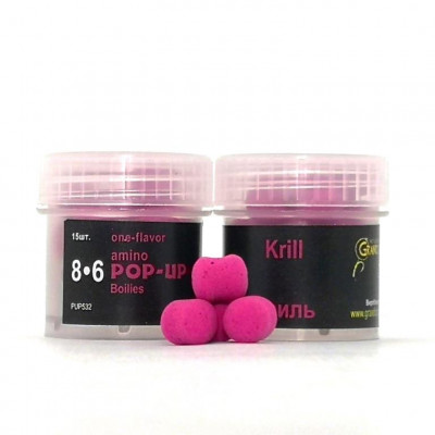 Grandcarp Amino Pop-Ups Krill (Криль) 8•6mm 15шт