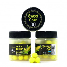 Grandcarp Amino Pop-Ups one-flavor Sweetcorn (Сладкая кукуруза) 8mm 50шт (PUP367)