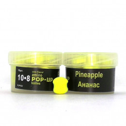 Grandcarp Amino Pop-Ups one-flavor Pineapple (Ананас) 10•8mm 15шт (PUP484)