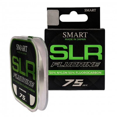 Леска Smart SLR Fluorine 75m 0.155mm 3.4kg прозрачный