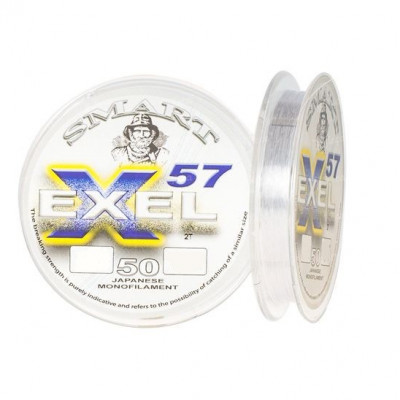 Леска Smart Exel 57 50m 0.20mm 5.2kg прозрачный