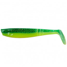 Виброхвост DAM Effzett Shad Paddletail 10cm uv green/lime 1шт