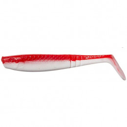 Виброхвост DAM Effzett Shad Paddletail 6.5cm uv red/white 1шт