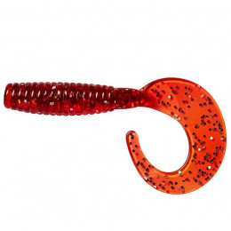 Твістер DAM Grup Curl Tail 7cm red/silver 1шт