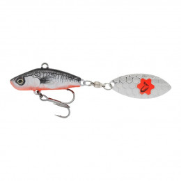 Тейл-спинер Savage Gear 3D Sticklebait Tailspin 80mm 18g Sinking Black Red