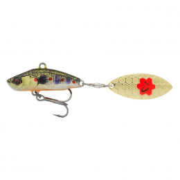 Тейл-спінер Savage Gear 3D Sticklebait Tailspin 80mm 18g Sinking Brown Trout Smolt